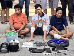 Beri Hadiah Timah Panas Komplotan Maling Motor di GKB, Timsus Macan Giri Polres Gresik Komitmen Basmi Curanmor