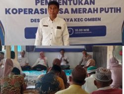 Pembentukan Koperasi Merah Putih di Desa Rapa Daya Kecamatan Omben Berjalan Tertib dan Aman