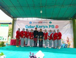 Warna-Warni Budaya Meriahkan Gelar Karya P5 SDN Klantingsari 2 Tarik