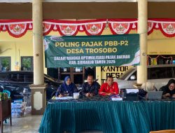 Pemerintah Desa Trosobo Mengadakan Program Polling Pembayaran PBB-P2 Tahun 2025
