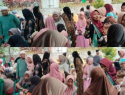 Tawa Kebahagiaan Terpancar Jelas dari Penerima Manfaat BLT Kesra di Desa Rapa daya Kecamatan Omben