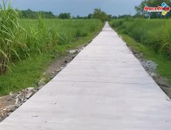 Kepala Desa Mojowono Laksanakan Pembangunan Jalan Usaha Tani Demi Kesejahteraan Petani