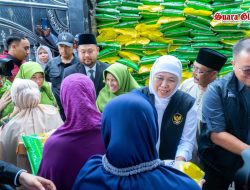 Gubernur Khofifah Hadirkan Pasar Murah di Banjarsari Cerme, Warga Antusias Berbelanja
