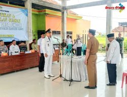 Pelantikan Perangkat Baru Desa Pinggir, Pastikan Pelayanan Masyarakat Lebih Optimal