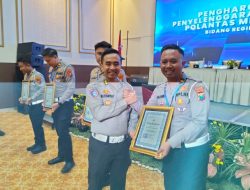 Direktorat Lalu Lintas Kepolisian Daerah Jawa Timur Memberikan Penghargaan Terbaik Kepada Polres Sampang dalam Acara ‘Polantas Menyapa’