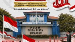 Perumda DELTA TIRTA SIDOARJO Mengucapkan Dirgahayu Republik Indonesia ke-81 Tahun