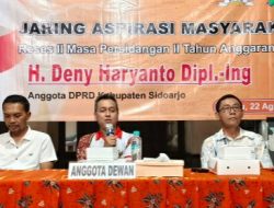 Jaring Aspirasi Masyarakat dalam Reses Masa Persidangan Tahun Anggaran 2026 oleh Deny Haryanto, Anggota DPRD Kabupaten Sidoarjo