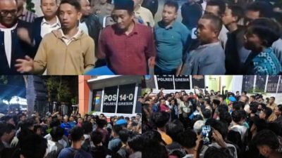 Warga Desa Tenggor Geruduk Polres Gresik, Akibat Salah Tangkap 2 Remaja dan Dugaan Penganiayaan Oknum Polisi