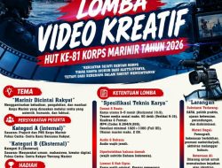 Marinir Dicintai Rakyat “Dalam Lomba Kreatif HUT Marinir ke 81 Korps Marinir 2026”